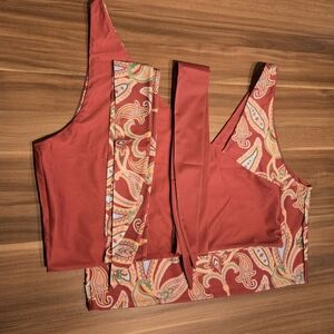 Baiia reversible bikini wrap top